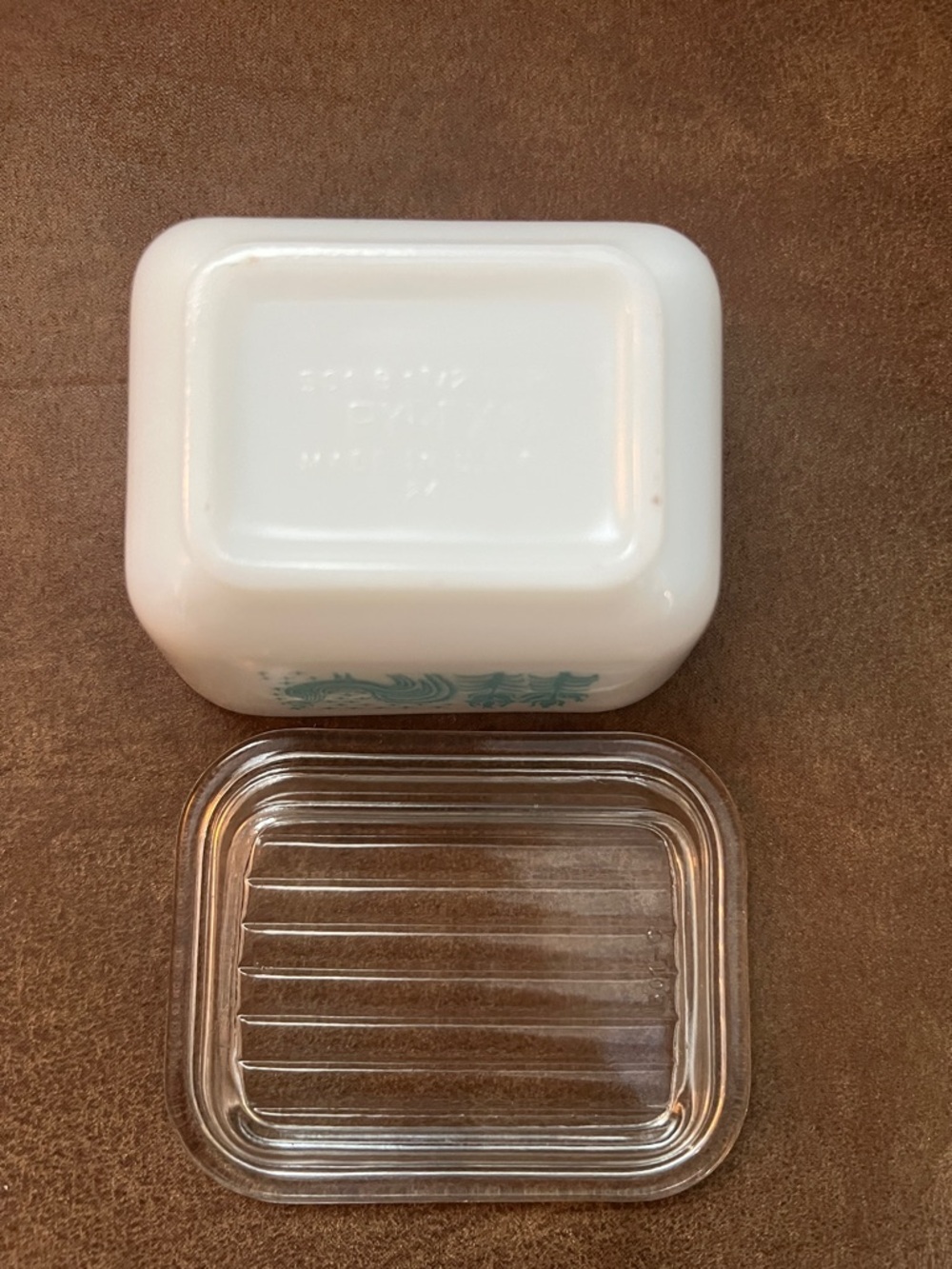 1963 Pyrex Vintage Refrigerator Dish ,Butterprint - Picture 3 of 9